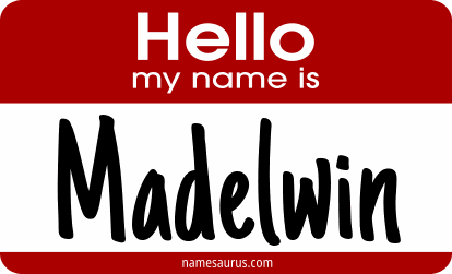 Hello my name is Madelwin png download