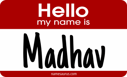 Hello my name is Madhav png download