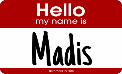 Hello my name is Madis png download