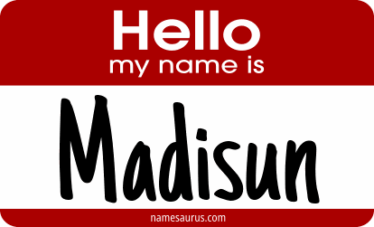 Hello my name is Madisun png download