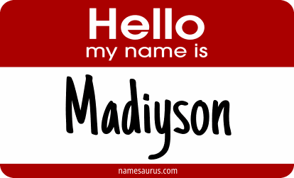 Hello my name is Madiyson png download