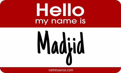 Hello my name is Madjid png download