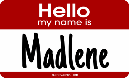 Hello my name is Madlene png download