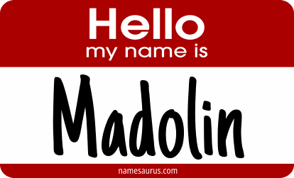Hello my name is Madolin png download