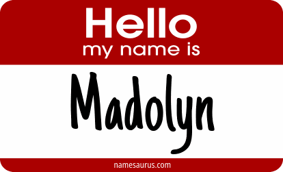 Hello my name is Madolyn png download