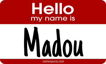Hello my name is Madou png download