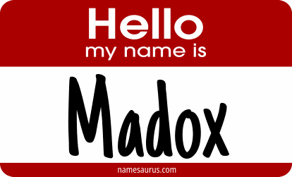 Hello my name is Madox png download