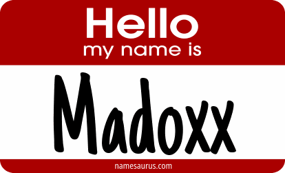 Hello my name is Madoxx png download