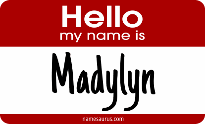 Hello my name is Madylyn png download