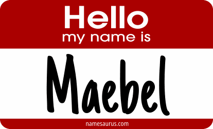 Hello my name is Maebel png download