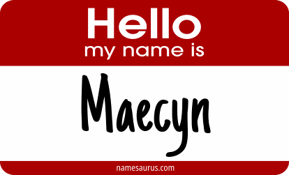 Hello my name is Maecyn png download