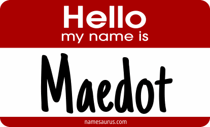 Hello my name is Maedot png download