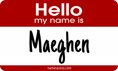 Hello my name is Maeghen png download