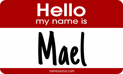 Hello my name is Mael png download