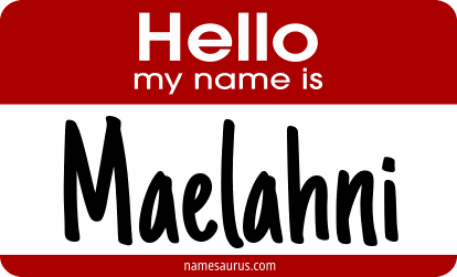 Hello my name is Maelahni png download