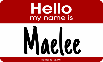 Hello my name is Maelee png download