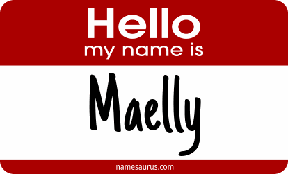 Hello my name is Maelly png download