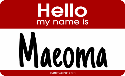 Hello my name is Maeoma png download