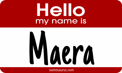 Hello my name is Maera png download