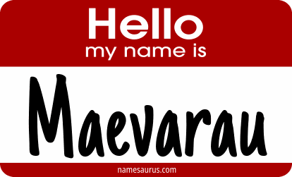 Hello my name is Maevarau png download