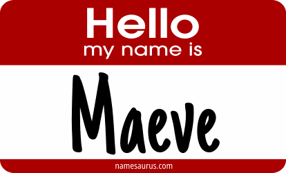 Hello my name is Maeve png download