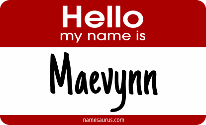 Hello my name is Maevynn png download