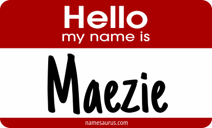 Hello my name is Maezie png download