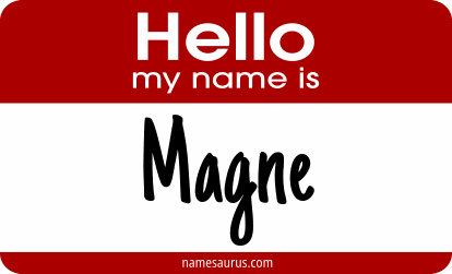 Hello my name is Magne png download