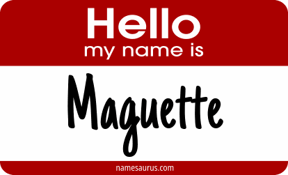 Hello my name is Maguette png download