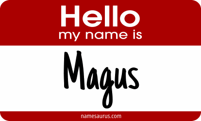 Hello my name is Magus png download