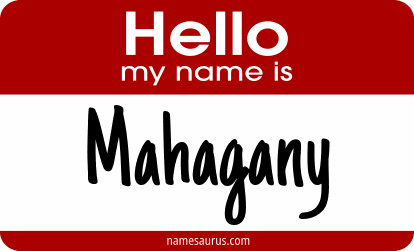 Hello my name is Mahagany png download