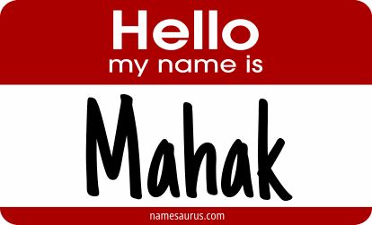 Hello my name is Mahak png download