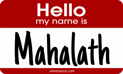 Hello my name is Mahalath png download