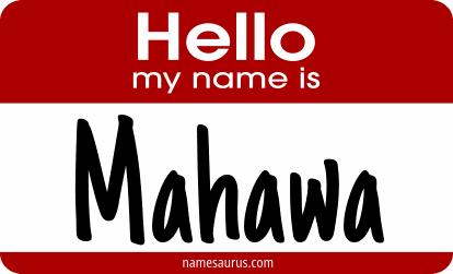 Hello my name is Mahawa png download