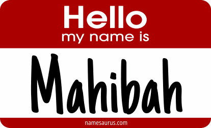 Hello my name is Mahibah png download