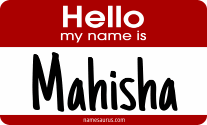 Hello my name is Mahisha png download