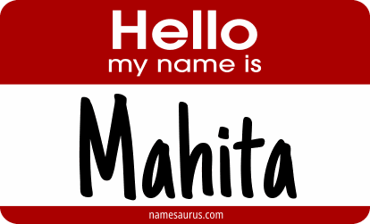 Hello my name is Mahita png download