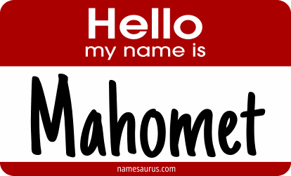 Hello my name is Mahomet png download