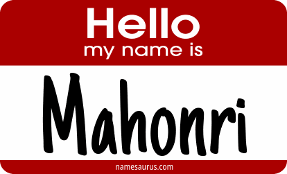 Hello my name is Mahonri png download