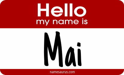 Hello my name is Mai png download