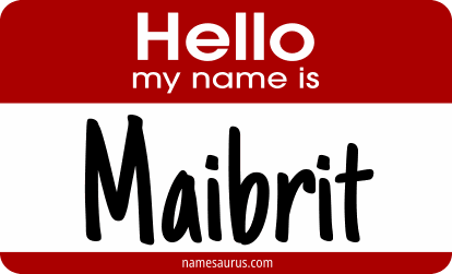 Hello my name is Maibrit png download