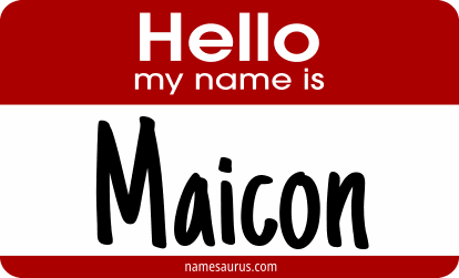 Hello my name is Maicon png download