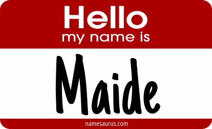 Hello my name is Maide png download
