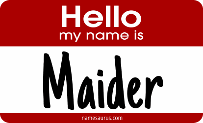 Hello my name is Maider png download