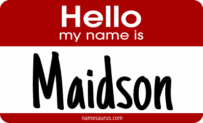Hello my name is Maidson png download