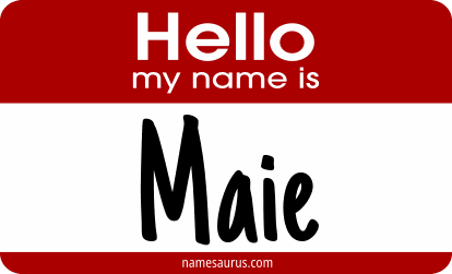 Hello my name is Maie png download