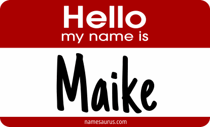 Hello my name is Maike png download