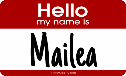 Hello my name is Mailea png download