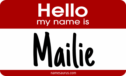 Hello my name is Mailie png download