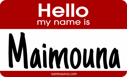 Hello my name is Maimouna png download